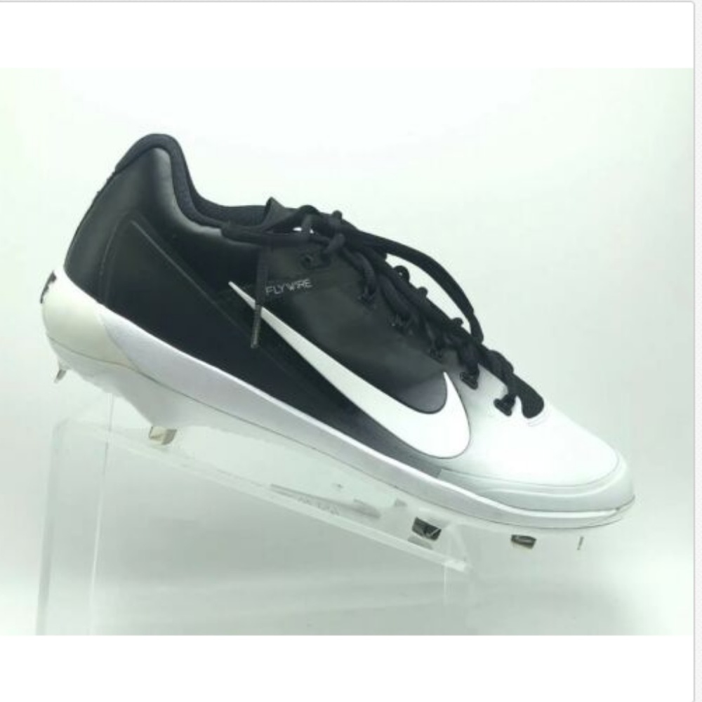 NEW Nike Air Max Flywire Black White Metal